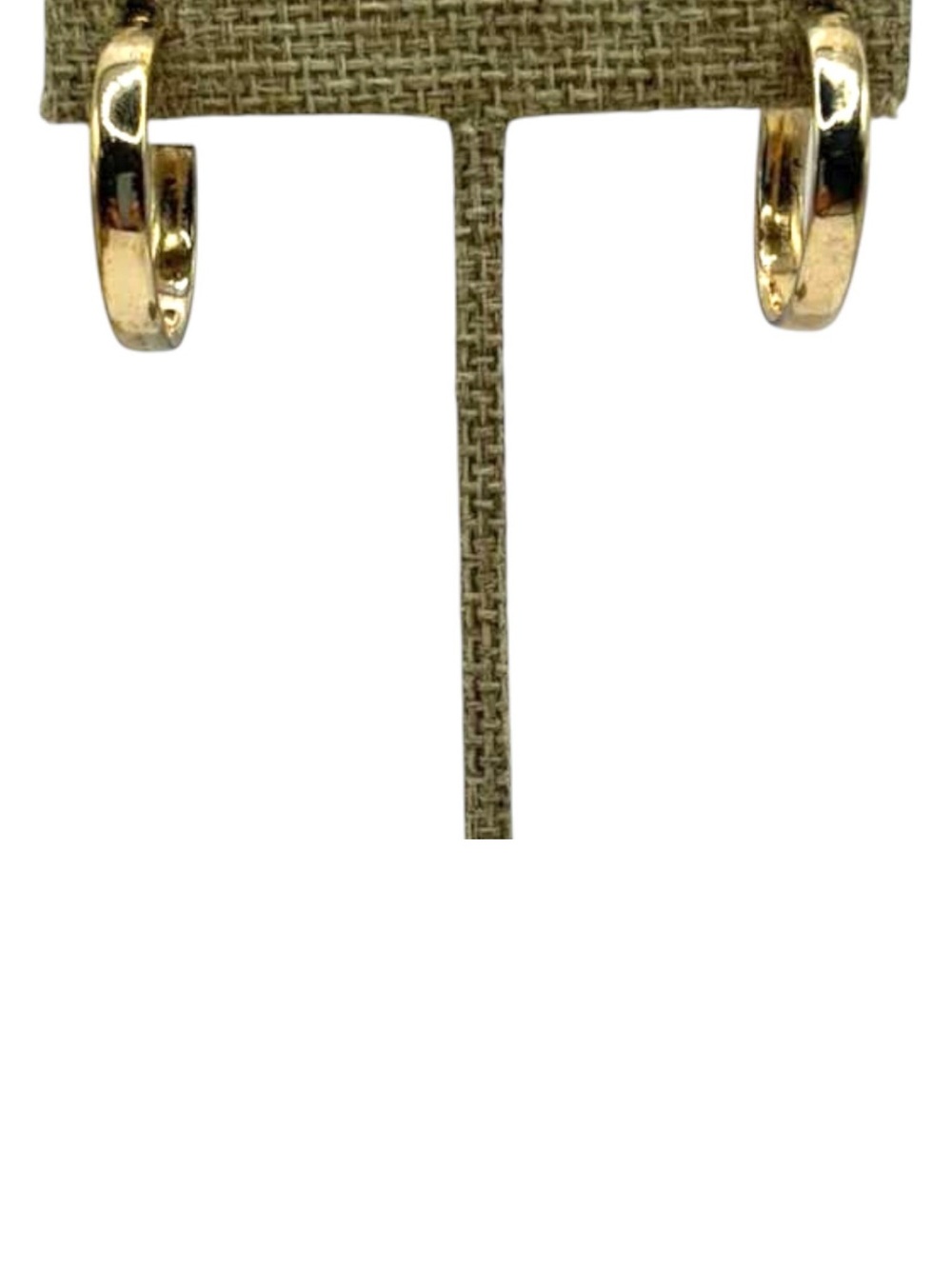 Vintage Sterling Vermeil Hoop Earrings